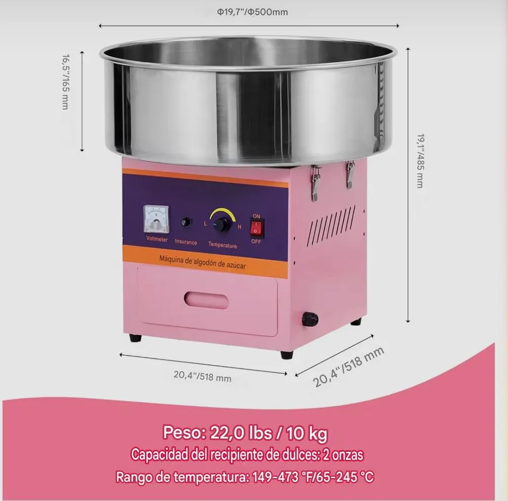 Algodon de azucar. medidas.webp