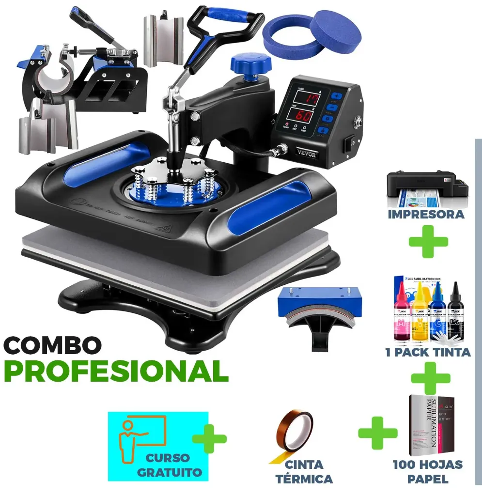 COMBO PROFESIONAL PARA SUBLIMACION