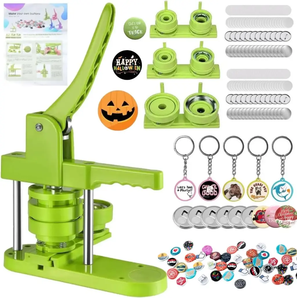 [Per1000025] MAQUINA PARA HACER PINES DE BOTON DE 3 MEDIDAS