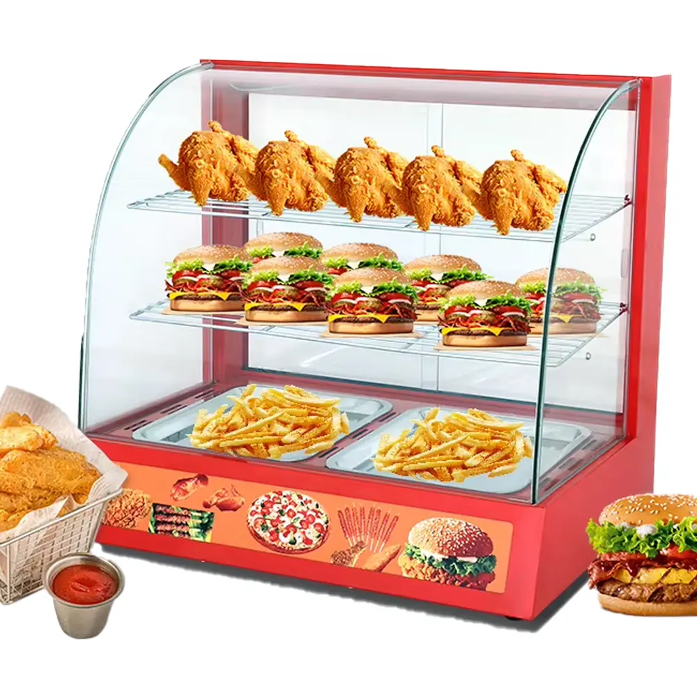 Mantenedor de Comida Caliente Curvos